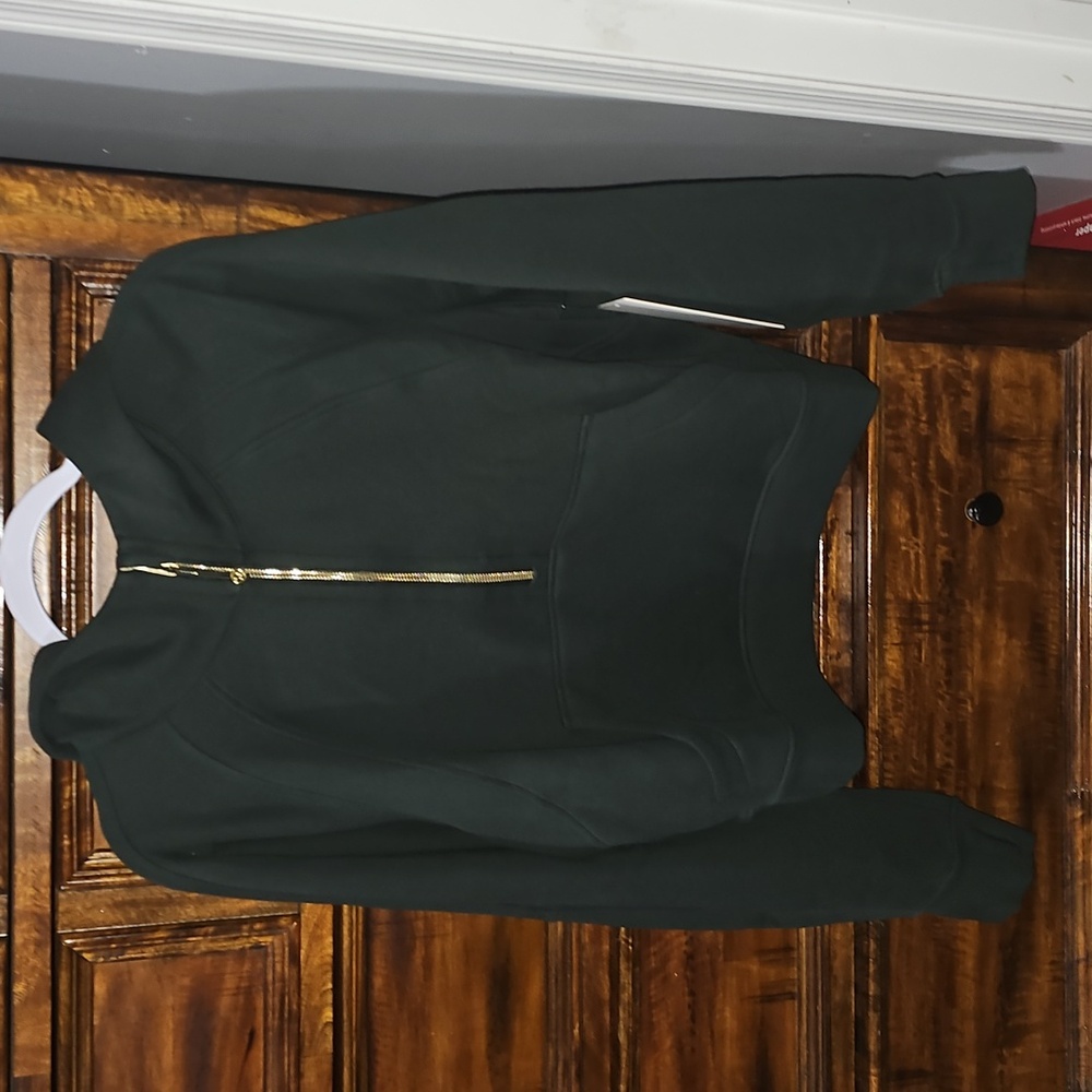 Lululemon Nwts Sz M/L Scuba Oversized Half Zip Hoodie!! RNFG/GOLD!!